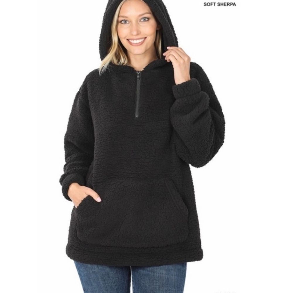 Soft Black Sherpa  